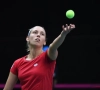 Domper nummer twee komt pas echt aan: ook Elise Mertens onderuit