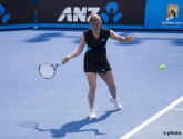 Kim Clijsters tennist in Australië aan de zijde van tweevoudige grandslamwinnares