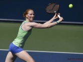 Alison Van Uytvanck wint in de 1e ronde en komt nu uit tegen Elise Mertens