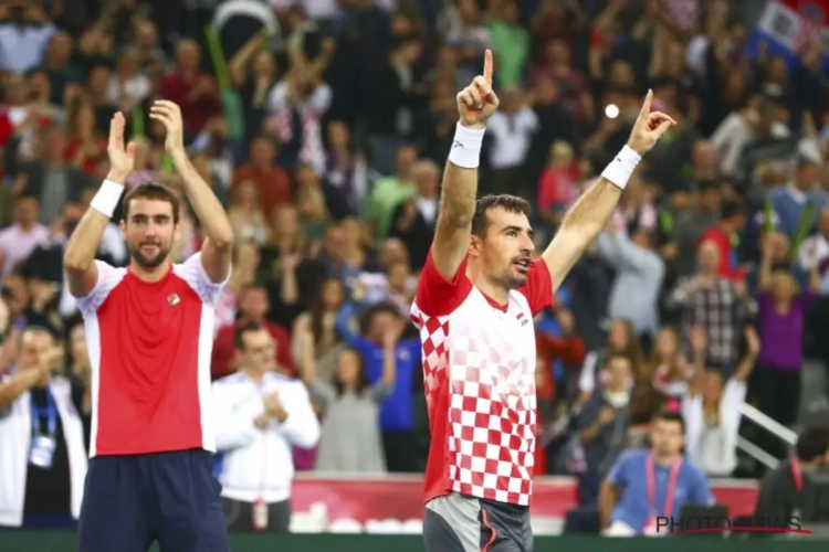 Kroatië trekt met een voorsprong naar laatste dag in finale Davis Cup