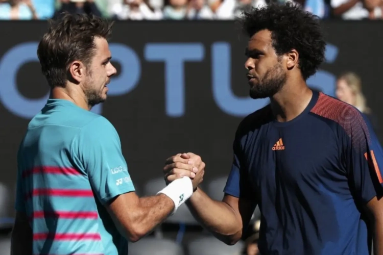 VIDEO: Opstootje tussen Wawrinka en Tsonga: "Het is maar een tennismatch, hé"